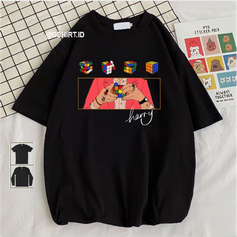 [PREMIUM] Oversize Kaos Harry Styles Rubix - T Shirt Harry Styles