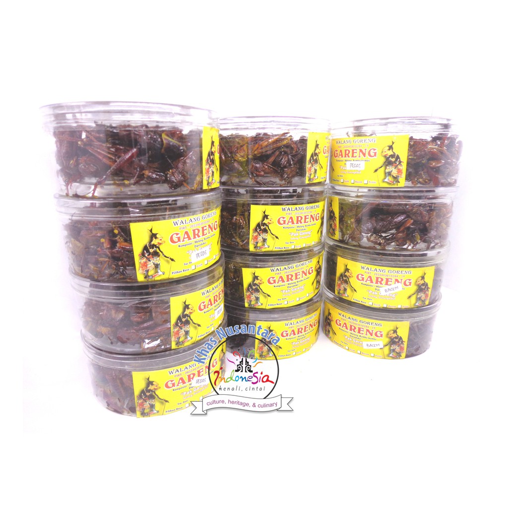 

BELALANG GORENG /WALANG GORENG cap GARENG *khas Gunungkidul Yogya
