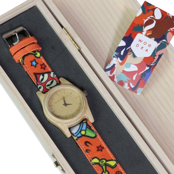 Woodka - Time Piece Mini Loca Maple Jam Tangan