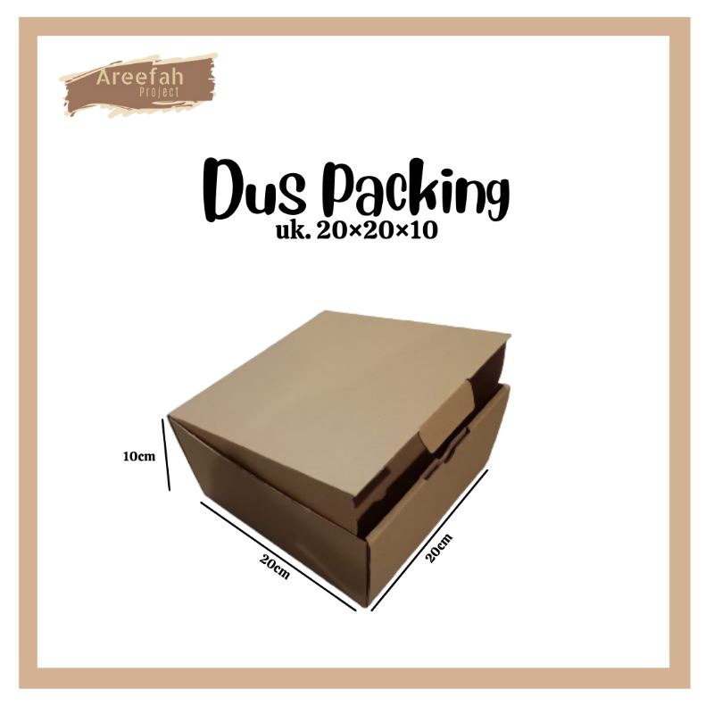 

KARDUS KARTON / KARDUS BOX / KARDUS PACKING DIE CUT UKURAN 20x20x10 cm