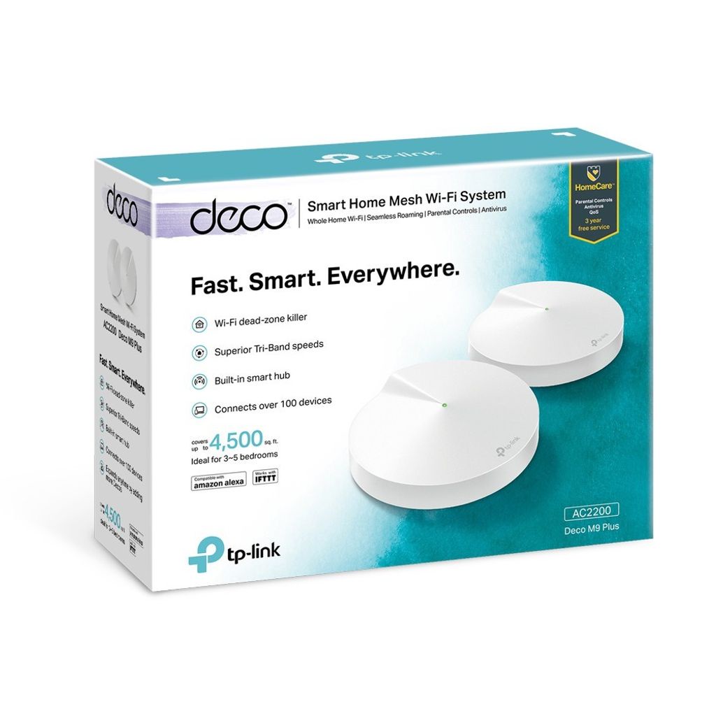 TP-LINK DECO M5 AC1300 Whole Home Mesh Wi-Fi System (2-Pack) - DECO M5