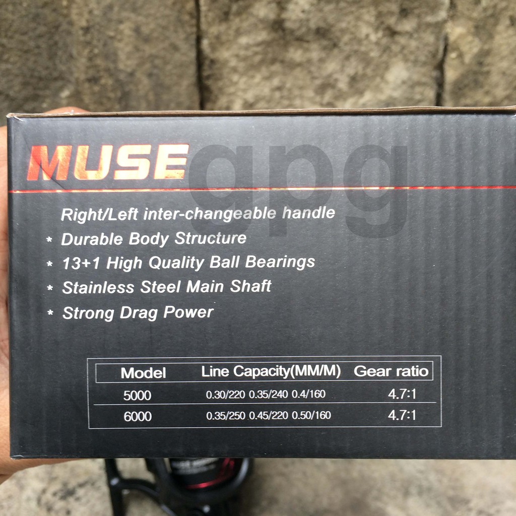 Reel Lizerd Muse 5000 {Power Handle} Terlaris Kuat Dan Halus