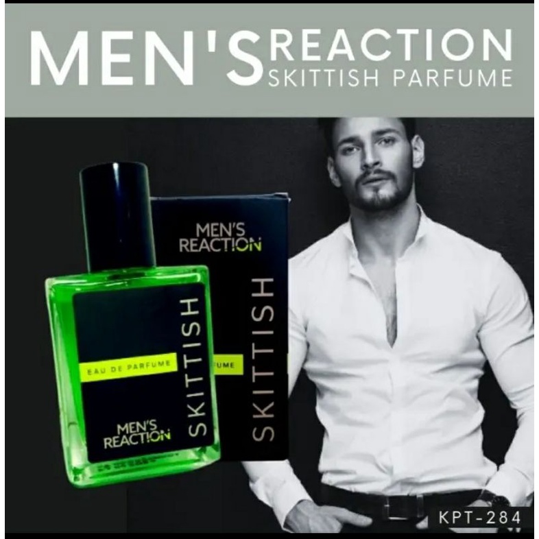 (ORIGINAL &amp; COD)Mens Reaction Parfum Skittish PARFUM PEMIKAT WANITA PENAHLUK WANITA