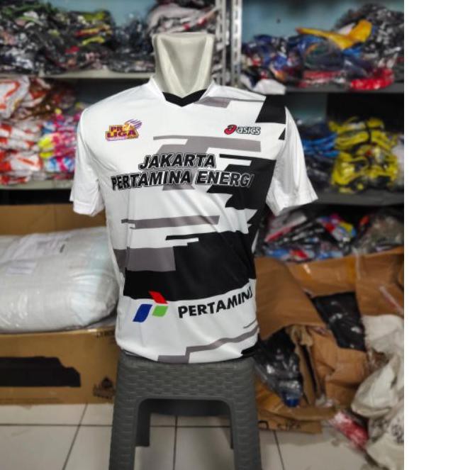 ◘ Kaos voli sukun badak Proliga 2020 BNI 46 Surabaya Samator Jakarta Garuda Jakarta Pertamina energi