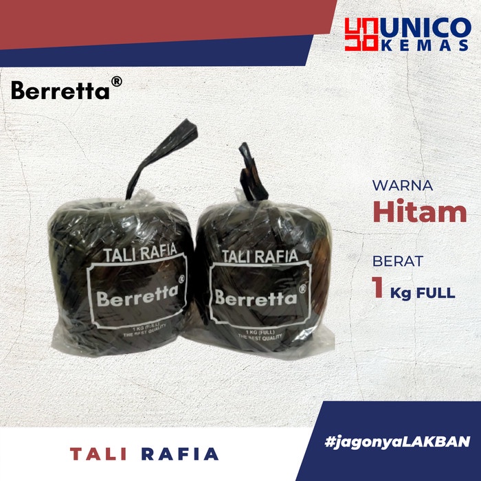 

Promo Bulan Ini Berretta Tali Rafia Warna Hitam 1Kg Full Berkualitas