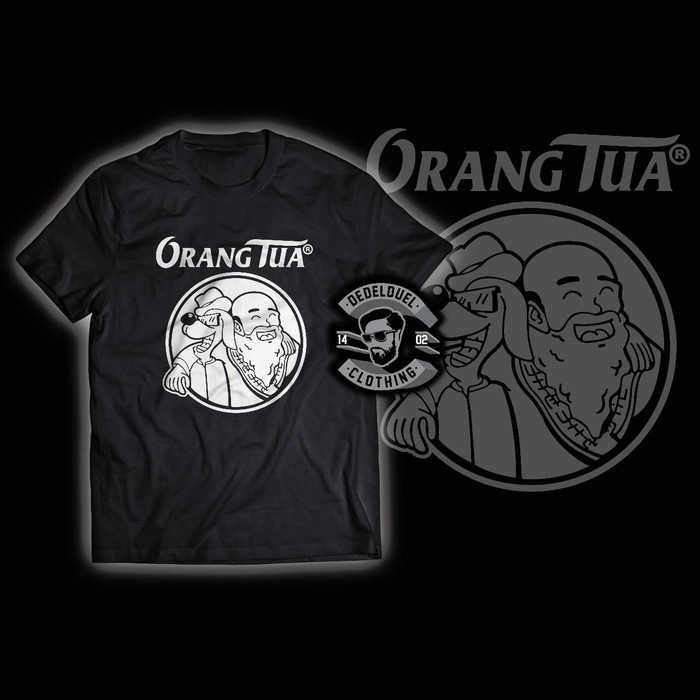 BIG SIZE 3XL 4XL...kaos/t shirt/baju keren MEME ORANG TUA 013