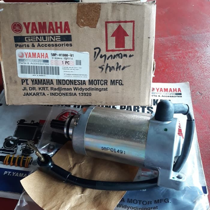 (100% ASLI ) DYNAMO STATER (5BP)NEW SCORPIO-Z/ SCORPIO-Z BARU Pasti bagus