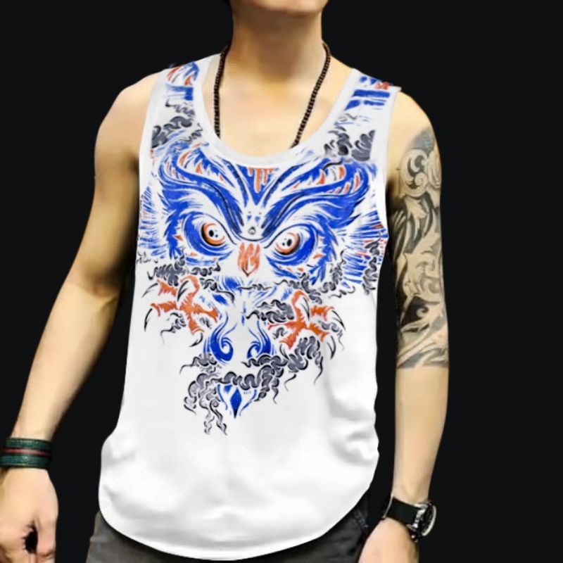 Singlet Pria Tanpa Lengan / Motif Savage / UK L-XL / Shalch Trendy