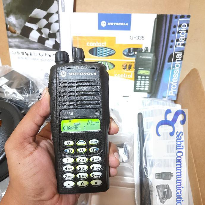 HT MOTOROLA GP 338 VHF 136-174MHZ MURAH - HT MOTOROLA GP338 VHF MURAH