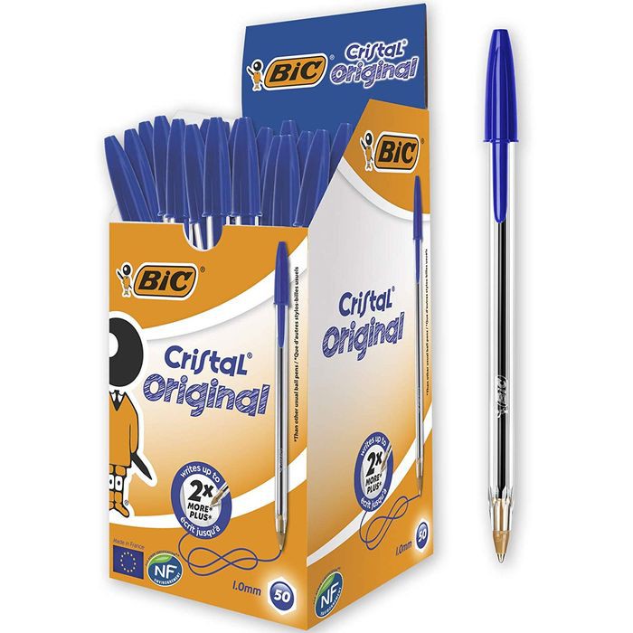 

Spesial Bolpen BIC Cristal Original Medium 1.0 mm - Biru Hot