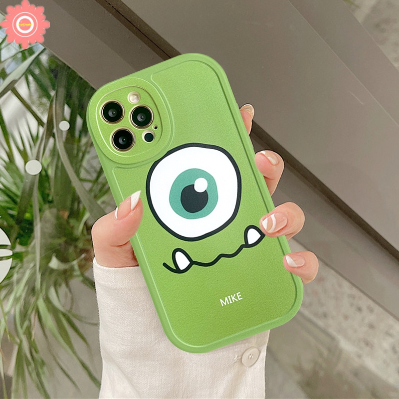 Realme C53 C55 10 Pro Plus C30 8i C35 C31 9i C25 C21 C25s 7i C20 C25Y C11 C12 C21Y C15 7 6 5s 6s 8 6i 5 C17 C3 Monster University Lucu Kartun Oval Pelindung Lensa Soft TPU Cover