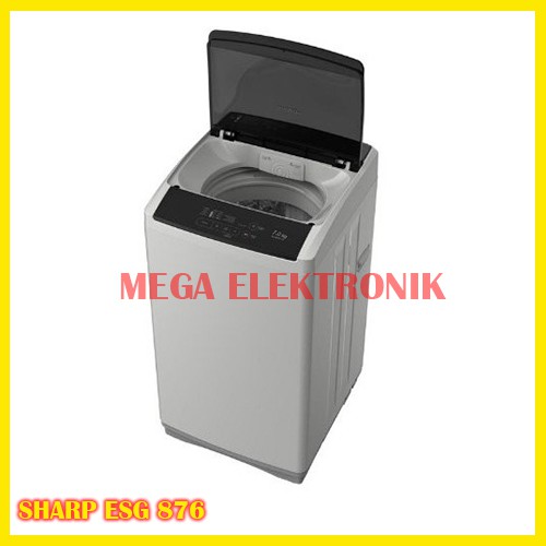 SHARP ESG 876 PGY MESIN CUCI 1 TABUNG [7KG]