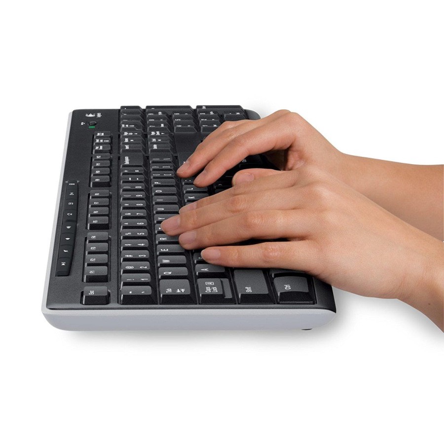 Logitech Wireless Keyboard K270 | Keyboard Wireless - Original Garansi Resmi 1Th