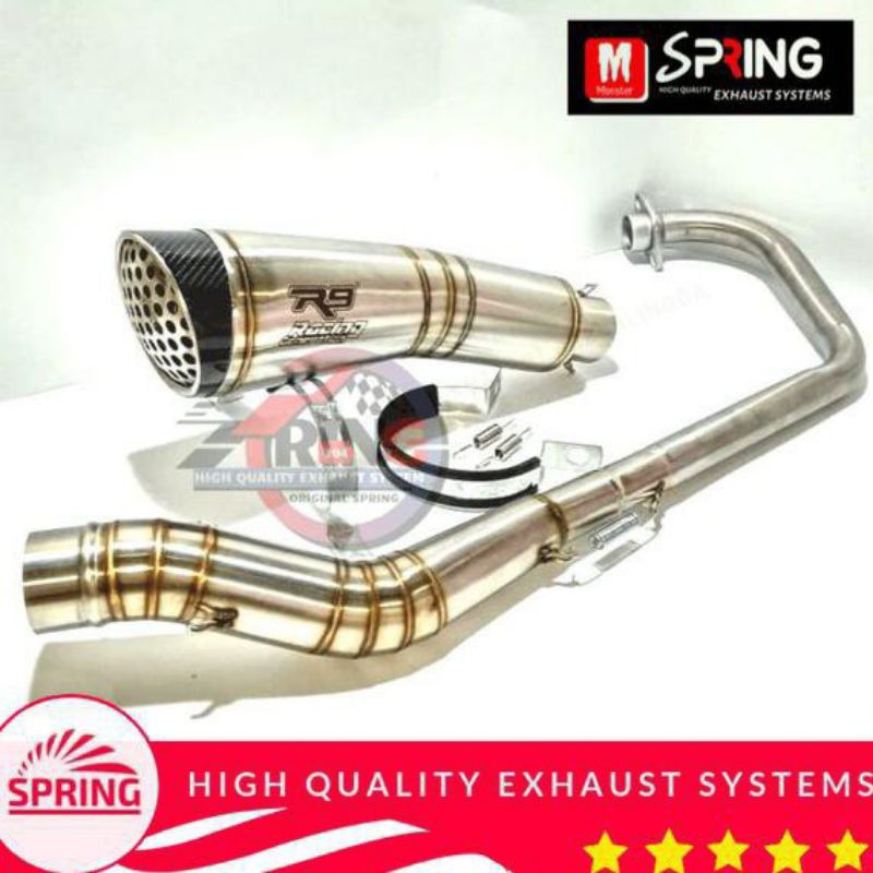 KNALPOT,R9H2 PNP R15,CBR 150R,GSX,,Satria Fu,Vixiondll
