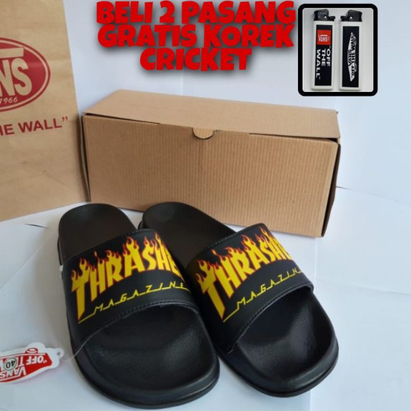 Sandal Vans Thrasher Pria Wanita Murah Sendal Pria Berkualitas Murah Sendal Sport Sandal Impor