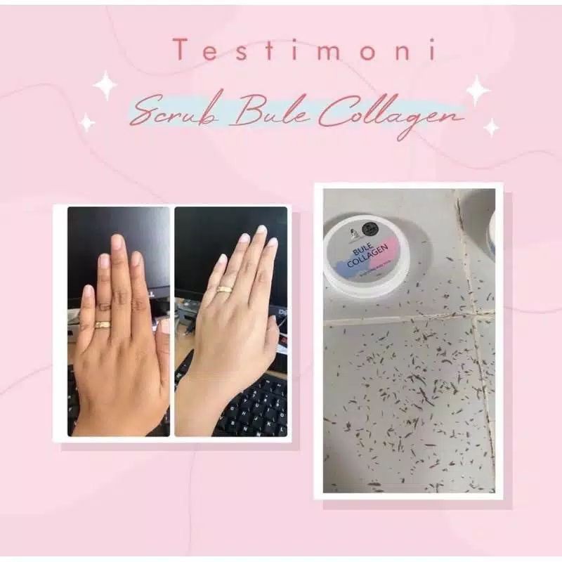 [ORIGINAL] BODY SCRUB BULE COLLAGEN BPOM