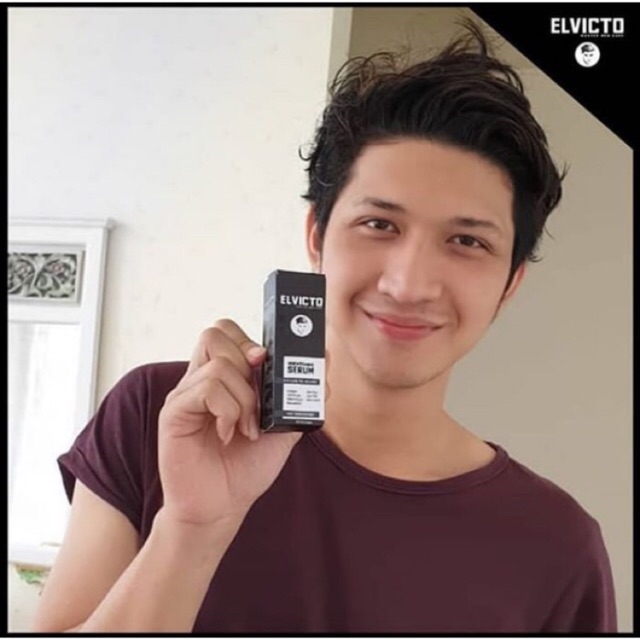 MENCERAHKAN DAN MEMBERSIHKAN WAJAH SERUM WAJAH TERBAIK SKINCARE KHUSUS PRIA-ELVICTO SERUM