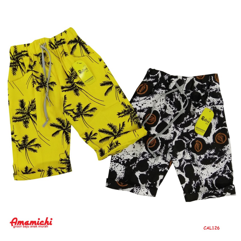 DISKON GROSIR Celana  3 4 Stik  Balik  Fullprint Rysya Anak 