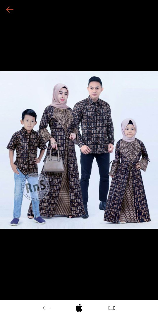 Bisa Pisah Batik Couple Keluarga Sania Ruffle Ori Ndoro Jowi Termurah
