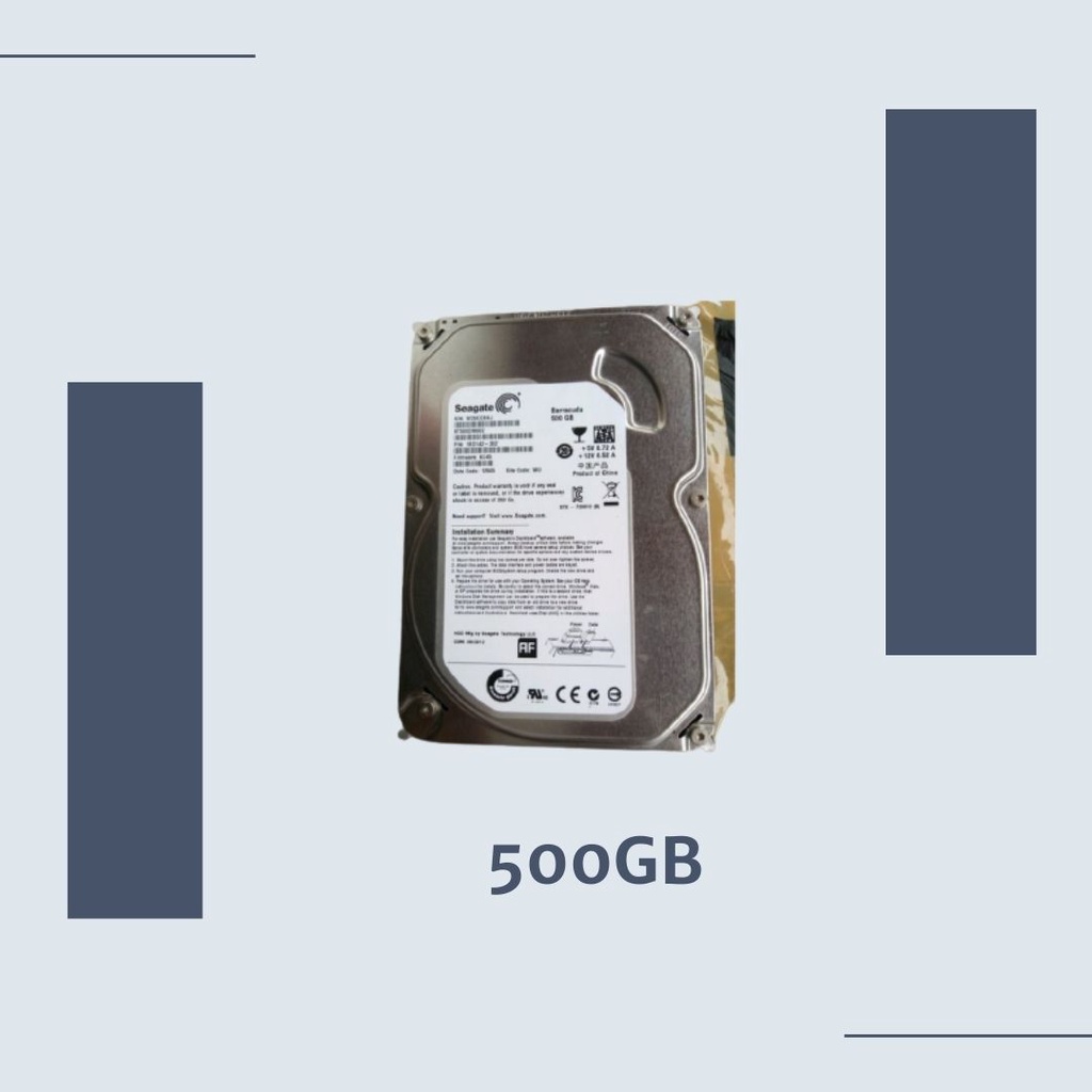 Seagate Hard Disk 500GB For Cctv