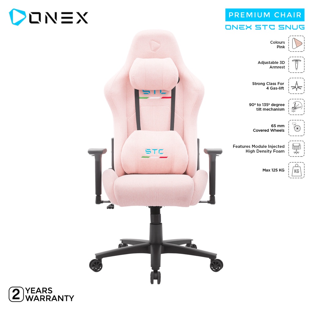 Jual Onex Stc Snug Series Gaming Chair Pink Indonesia Shopee Indonesia