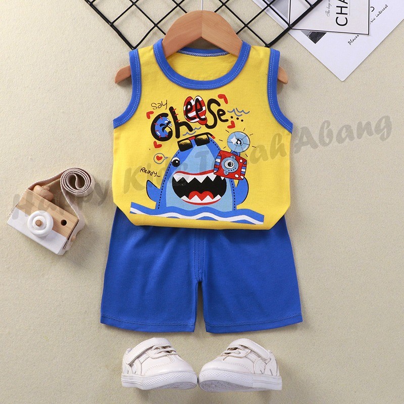 SINGLET ANAK LAKI LAKI / SETELAN ANAK LAKI LAKI / PAKAIAN ANAK LAKI LAKI / BAJU ANAK LAKI LAKI / PAKAIAN ANAK COWO / PAKAIAN BAYI / BAJU BAYI LAKI LAKI / SETELAN BAYI LAKI LAKI