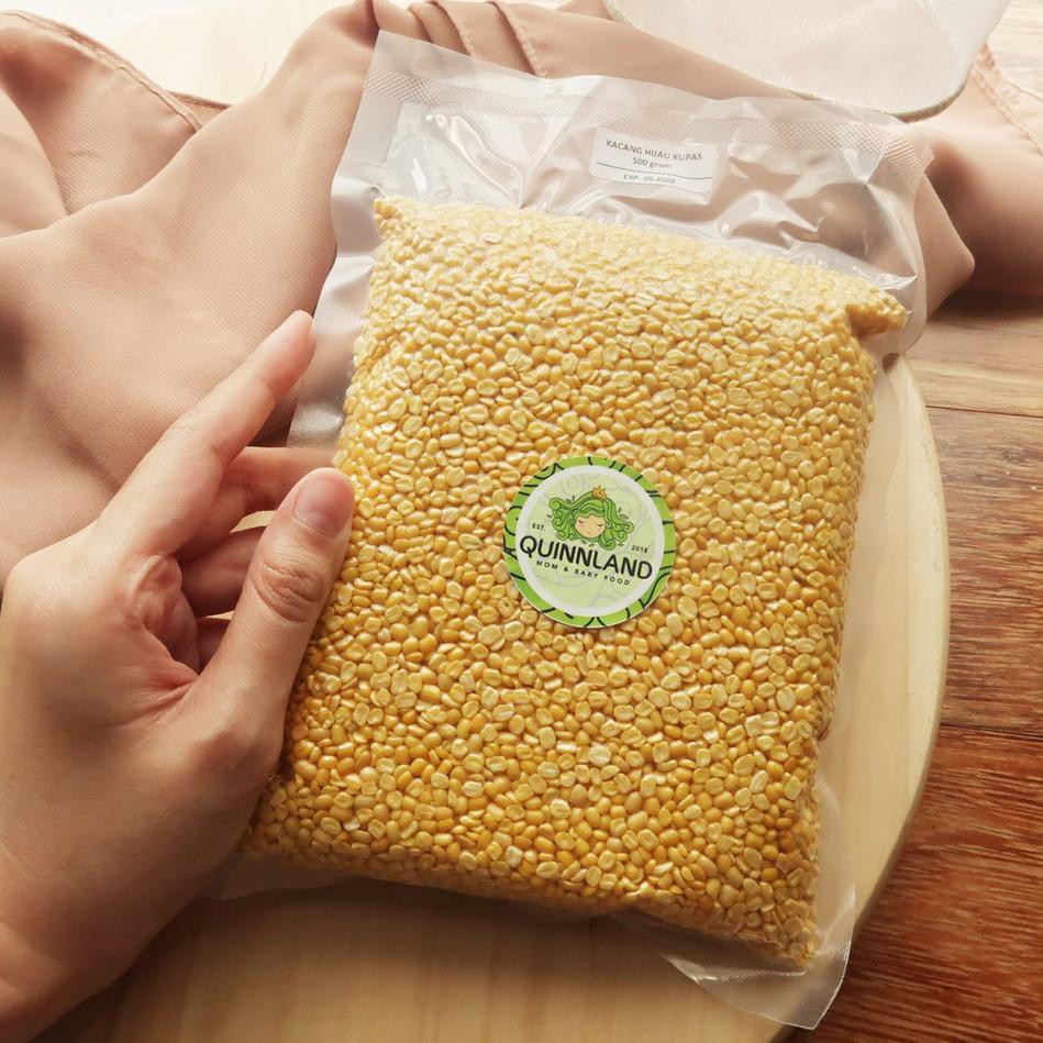 

Asli's top 500gr Kacang Hijau Kupas Organik [6 bln+]D50I05