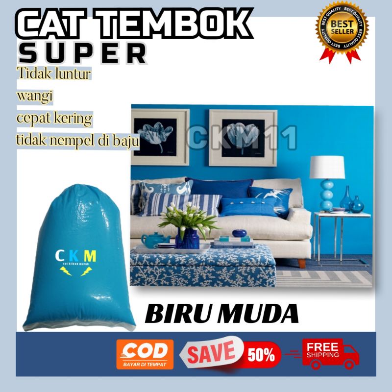Cat dinding / Cat dinding interior / Cat dinding kamar / Cat tembok 1 kg gratis ongkir / Cat kiloan 
