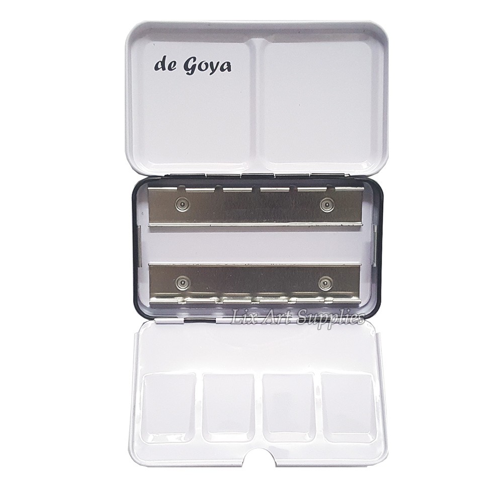 

Empty Watercolor Metal Box Set 12 Half pan Palette