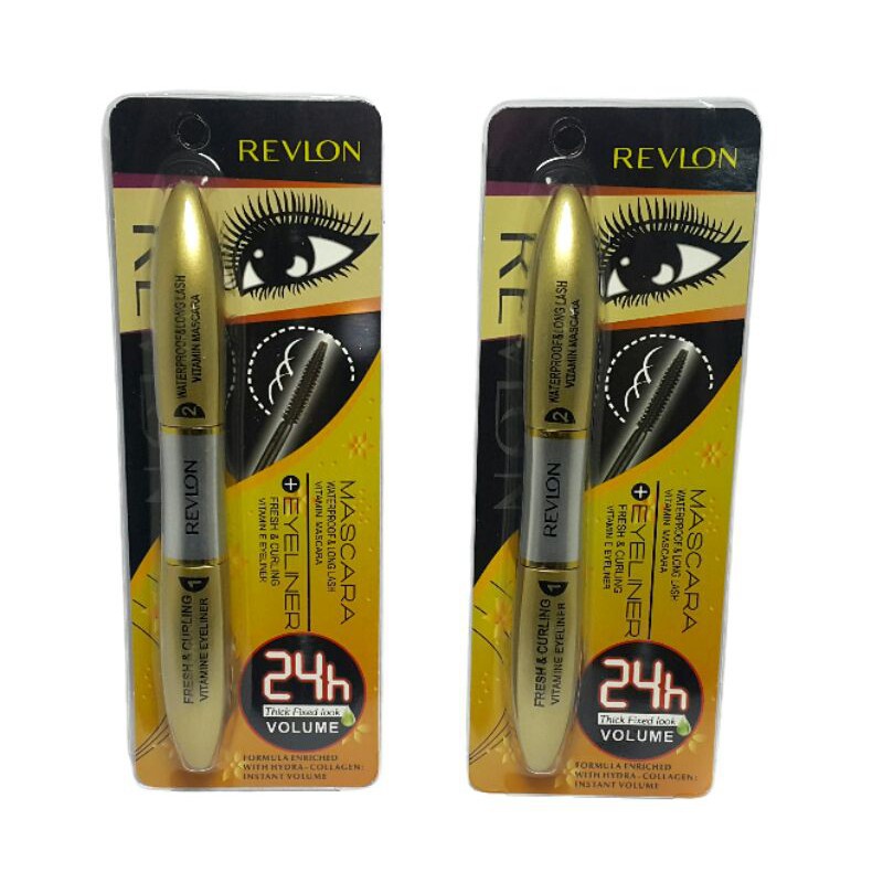 [ ECER ] MASCARA PLUS EYELINER  2in1 / WATERPROOF