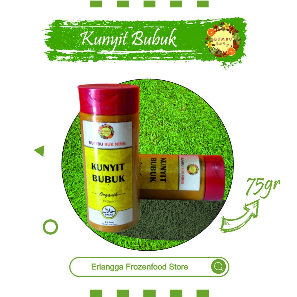 

KUNYIT BUBUK BOTOL 75 GRAM