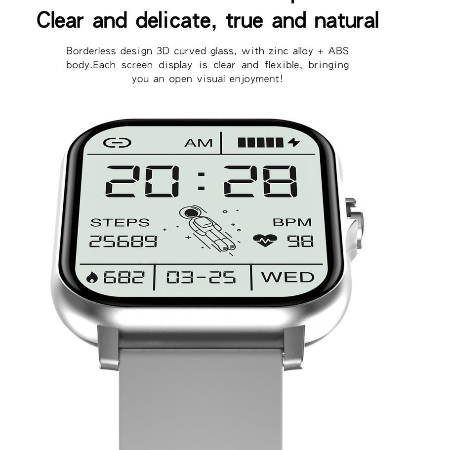 Lagi Tren.. Aolon Q13 Smart Watch DIY Watchface Men Women Sport Tracker Heart Rate Sleep Monitoring 