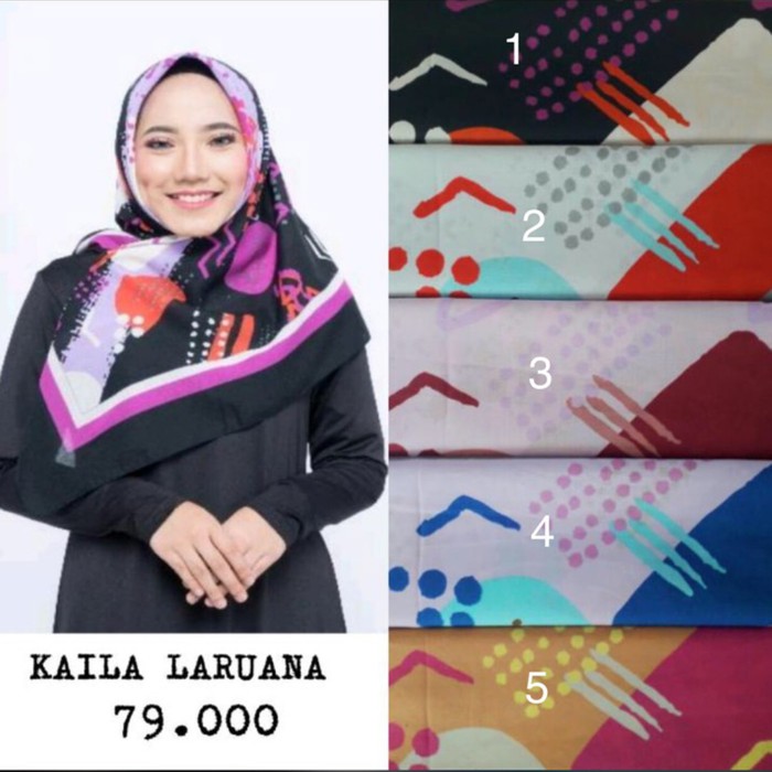 HIJAB SEGIEMPAT ELZATTA / KAILA LARUANA ELZATTA