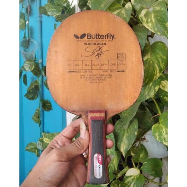 Terlangka Blade Butterfly Werner Schlager OFF kupu hitam old tag ORIGINAL