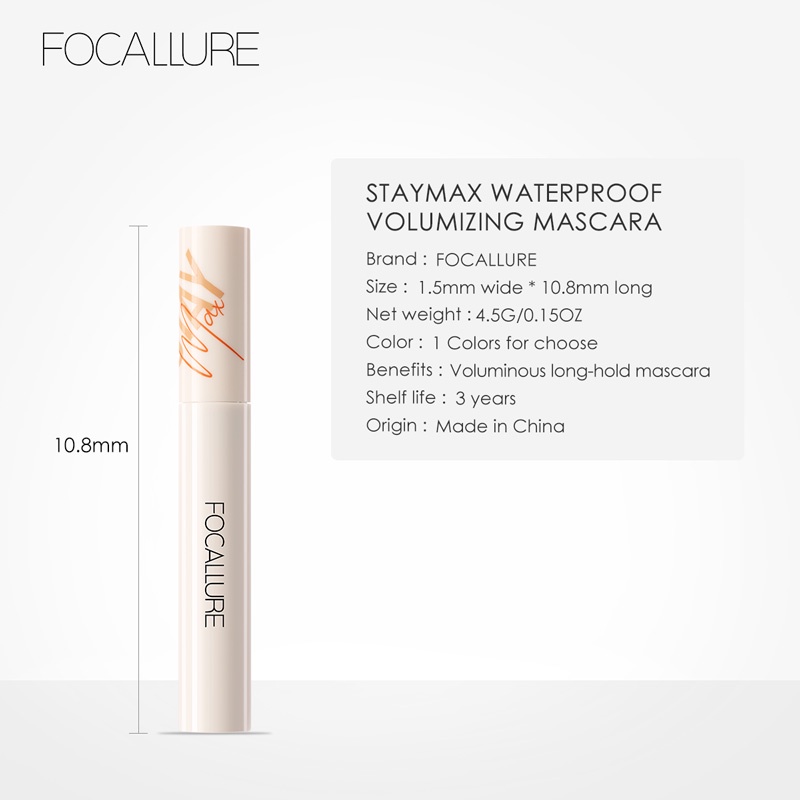 FOCALLURE Bomb Lashes Volumizing Mascara Kosmetik Mata (100% Original, BPOM Certified)