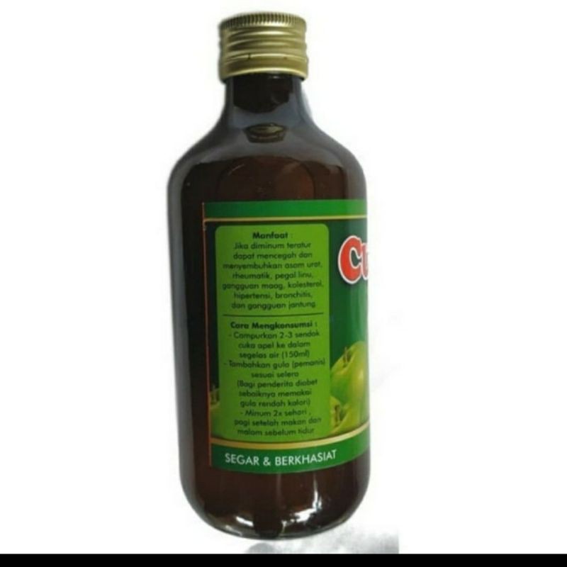 

CUKA APEL BATU ASLI ORGANIK 300 ML