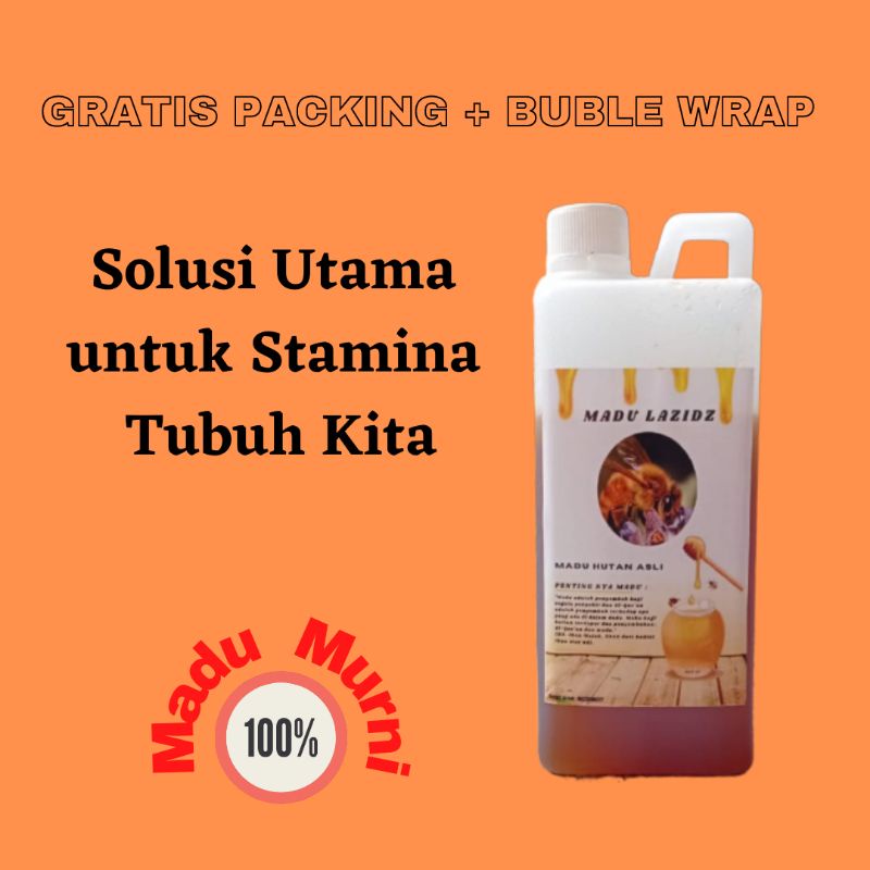 

Madu Asli Kemasan 1KG. Apis Dorsata/Madu Hutan.