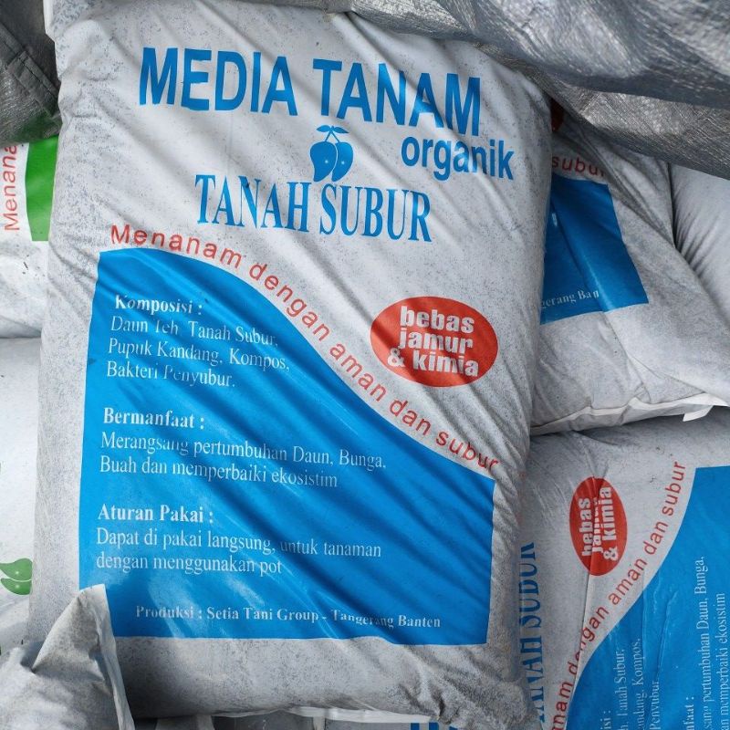 Media Tanam Tanah Subur / Media Tanam Organik