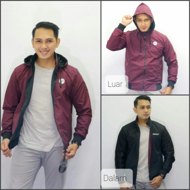 jaket bolak balik