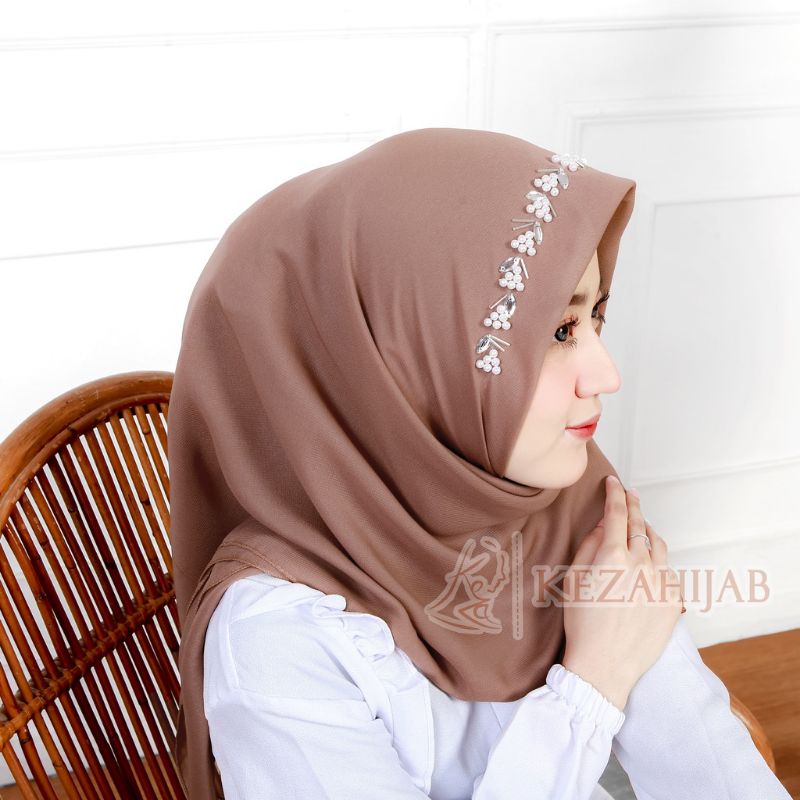 JILBAB SEGI EMPAT PAYET BUTIK/BELLA SQUARE PAYET MEWAH/bella square Payet Bando/#OotdGalery