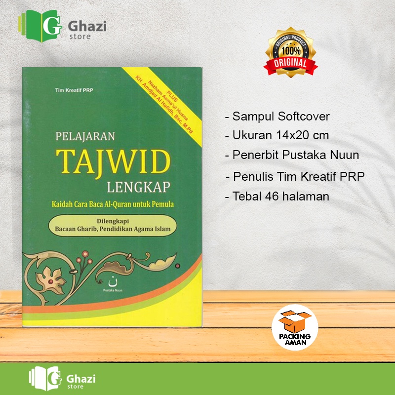 Jual Buku Pelajaran Tajwid Lengkap Kaidah Cara Baca Al-quran Untuk ...