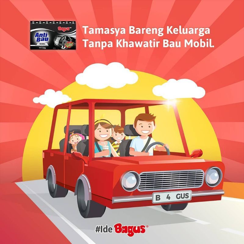 Bagus Anti Bau Mobil 100gr ORI 100%