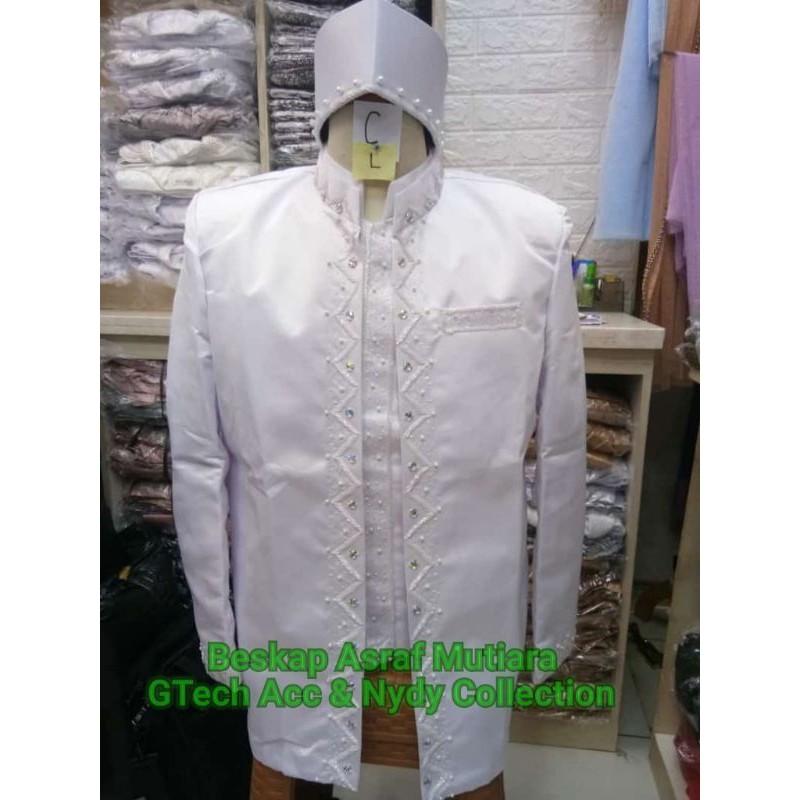 Beskap Pengantin Asraf Mutiara Terbaru