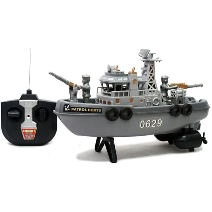 RC Marine Patrol Boat remote