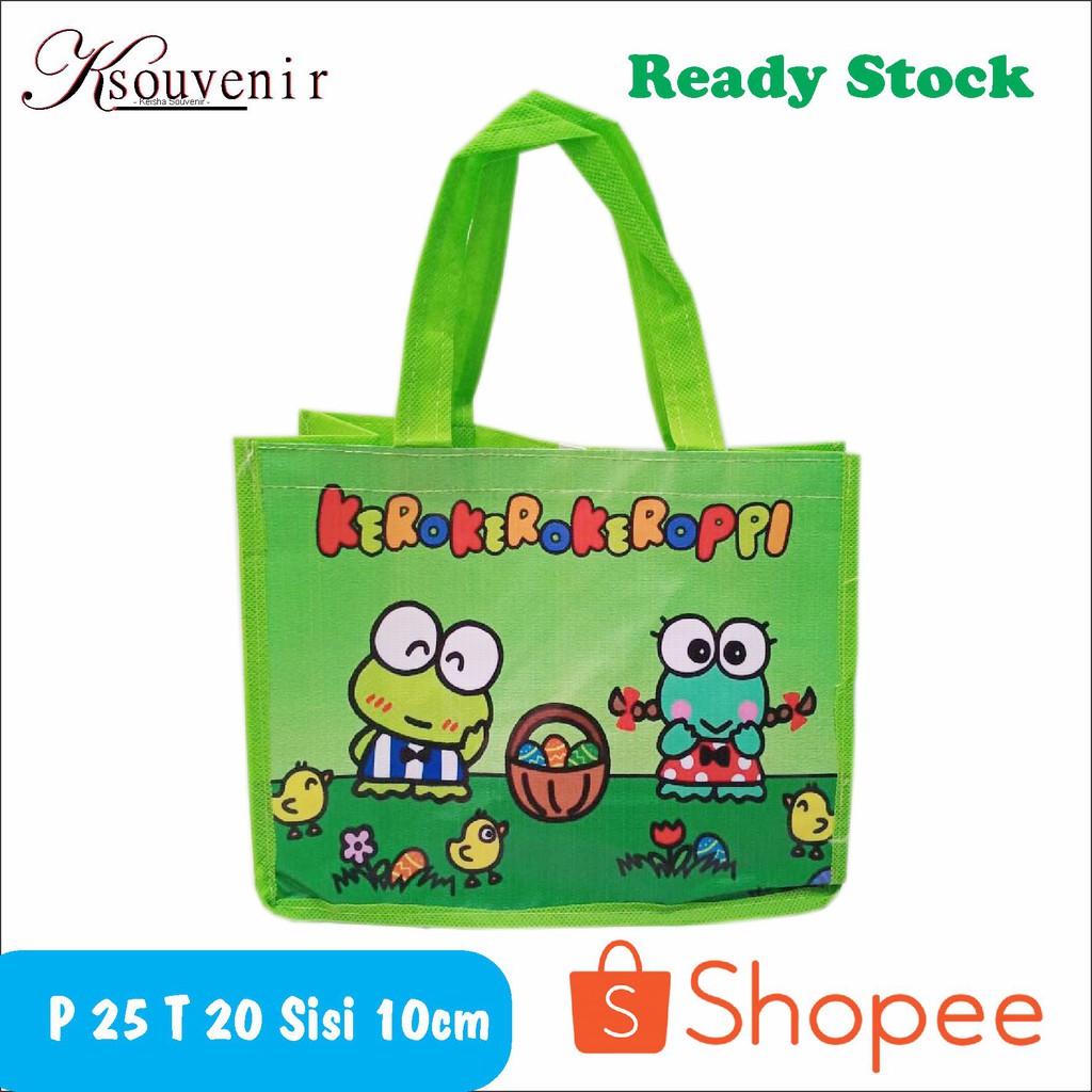 

goodie bag tas ulang tahun tas souvenir tas ultah keroppi