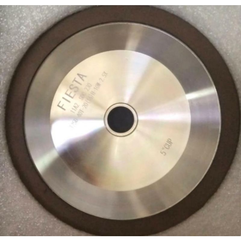 Diamond wheel cup asah 5 inch fiesta asal TCT