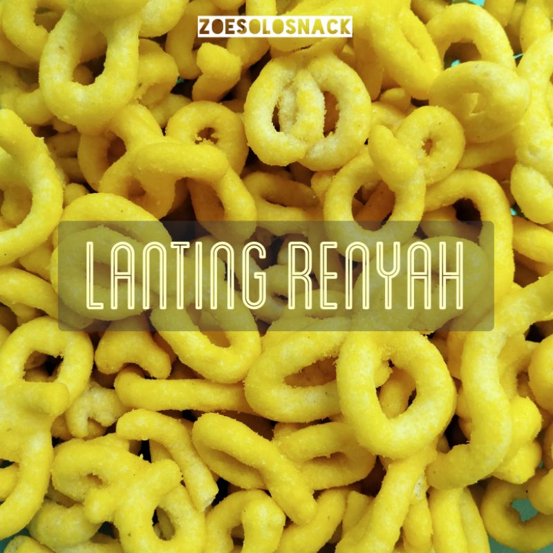 

Lanting Renyah Cemilan Gurih Pedas Manis 250 gram Snack Krupuk Kerupuk Singkong Lanthing Klanting Klanthing Lamting