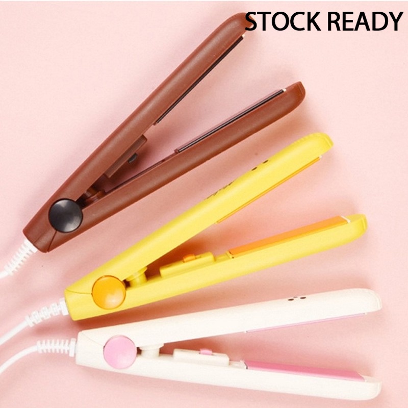 （YUZHU）COD Mini curling iron rambut lurus keramik pelurus rambut mini besi datar