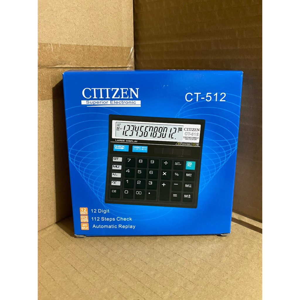 

Kalkulator CTTTZEN CT-512 12 Digit / atk grosir murah sekolah