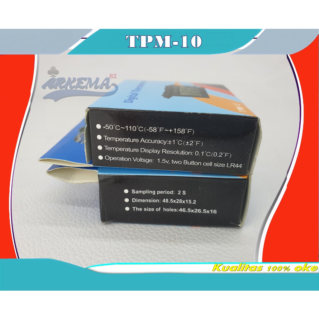 ALAT UKUR SUHU | PENGUKUR TEMPERATURE RUANGAN / AQUARIUM | THERMO DIGITAL / THERMOMETER TPM-10